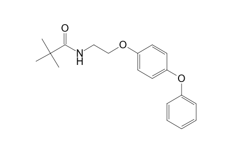 Propanamide, 2,2-dimethyl-N-[2-(4-phenoxyphenoxy)ethyl]-