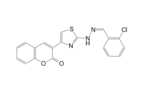 2-chlorobenzaldehyde [4-(2-oxo-2H-chromen-3-yl)-1,3-thiazol-2-yl]hydrazone