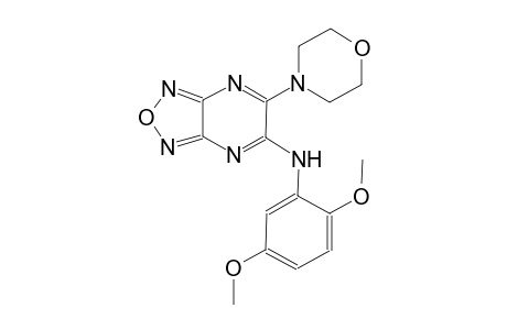 N-(2,5-dimethoxyphenyl)-6-(4-morpholinyl)[1,2,5]oxadiazolo[3,4-b]pyrazin-5-amine