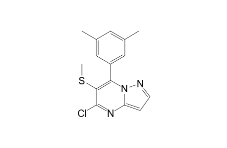 5-Chloro-7-(3,5-dimethylphenyl)-6-(methylthio)pyrazolo[1,5-a]pyrimidine