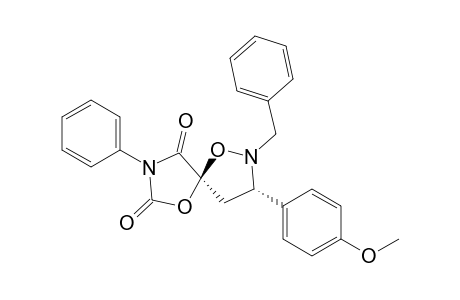 (3S*,5R*)-3-(p-Anisyl)-2-benzyl-8-phenyl-1,6-dioxa-2,8-diazaspiro[4.4]nonane-7,9-dione