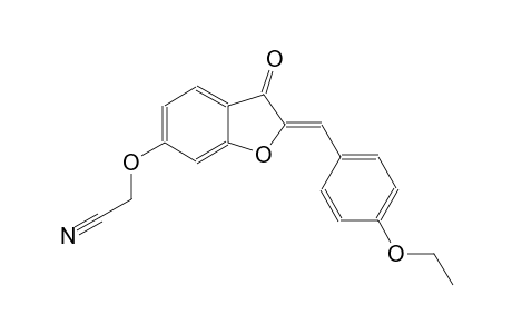 acetonitrile, [[(2Z)-2-[(4-ethoxyphenyl)methylene]-2,3-dihydro-3-oxobenzofuranyl]oxy]-