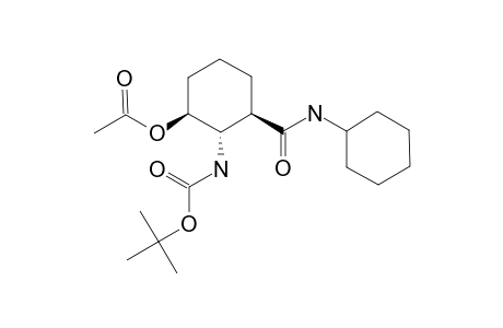 N-CYCLOHEXYL-[(ANTI)-(ANTI)-3-ACETOXY-2-TERT.-BUTOXYCARBONYLAMINO-CYCLOHEXANE-CARBOXYL]-AMIDE
