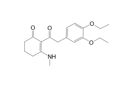 Cyclohex-2-enone, 2-[2-(3,4-diethoxyphenyl)acetyl]-3-methylamino-
