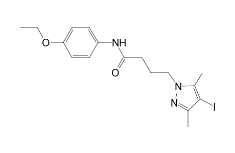 N-(4-ethoxyphenyl)-4-(4-iodo-3,5-dimethyl-1H-pyrazol-1-yl)butanamide