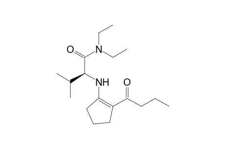 N-(2-Bytyryl-1-cyclopentenyl)-L-valine diethylamide