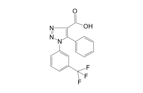 5-Phenyl-1-[3-(trifluoromethyl)phenyl]-1,2,3-triazole-4-carboxylic acid
