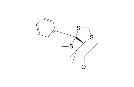 1,1,3,3-TETRAMETHYL-8-(METHYLSULFANYL)-8-PHENYL-5,7-DITHIASPIRO-[3.4]-OCTAN-2-ONE