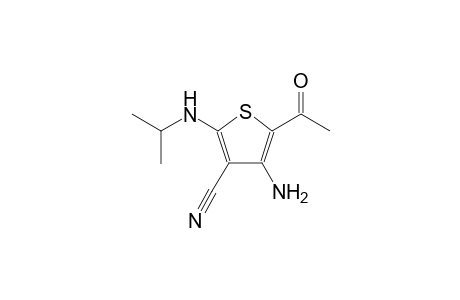 3-thiophenecarbonitrile, 5-acetyl-4-amino-2-[(1-methylethyl)amino]-