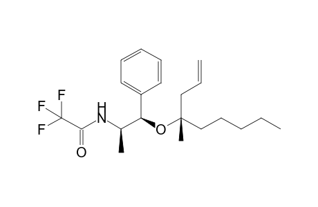 (4S,1'R,2'R)-4-Methyl-4-(2'-trifluoroacetamido-1'-phenylpropoxy)non-1-ene