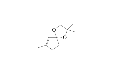 Spiro(R)-3,8,8-trimethyl-7,9-dioxa[4.4]oct-2-ene