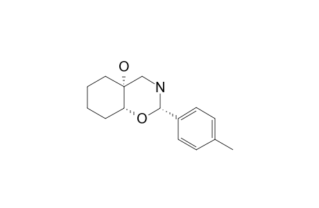 (2S,4aR,8aR)-2-(4-methylphenyl)-2,3,4,5,6,7,8,8a-octahydrobenzo[e][1,3]oxazin-4a-ol