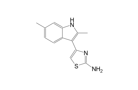 4-(2,6-dimethyl-1H-indol-3-yl)-1,3-thiazol-2-ylamine