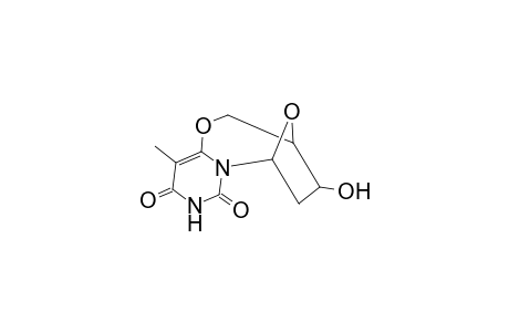 3,6-Epoxy-2H,8H-pyrimido[6,1-b][1,3]oxazocine-8,10(9H)-dione, 3,4,5,6-tetrahydro-4-hydroxy-11-methyl-, stereoisomer