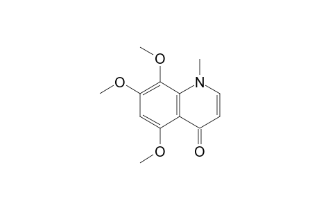 5,7,8-Trimethoxy-1-methyl-4(1H)-quinolinone