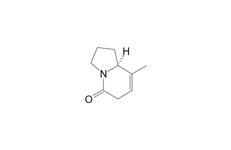 8-Methyl-2,3,6,8a-tetrahydro-1H-indolizidin-5-one