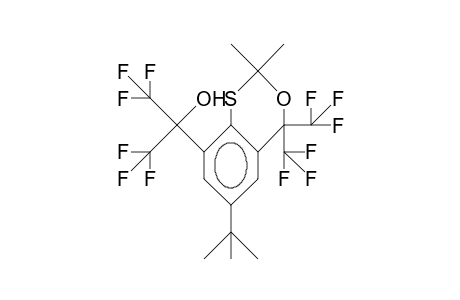 6-tert-Butyl-2,2-dimethyl-8-(2,2,2-trifluoro-1-hydroxy-1-[trifluoro-methyl]-ethyl)-4,4-bis(trifluoromethyl)-4H-3,1-benzoxat