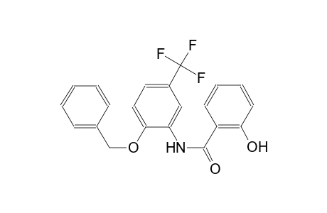 benzamide, 2-hydroxy-N-[2-(phenylmethoxy)-5-(trifluoromethyl)phenyl]-
