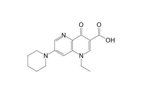 1,4-dihydro-1-ethyl-4-oxo-7-piperidino-1,5-naphthyridine-3-carboxylic acid