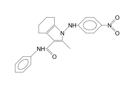 2-Methyl-1-(4-nitro-anilino)-3-phenylcarbamoyl-4,5,6,7-tetrahydro-indole