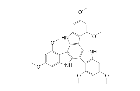 1,3,6,8,11,13-Hexamethoxy-5,10,15-trihydrodiindolo[2,1-b][4,3-b]carbazole