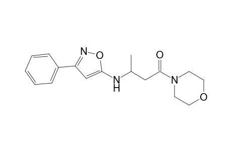 4-[3'-(3"-Phenyl-5"-isoxazolyl)aminobutanoyl]-morpholine