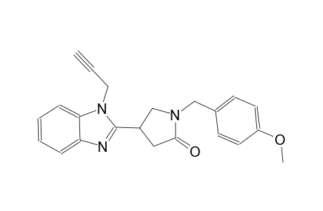 2-pyrrolidinone, 1-[(4-methoxyphenyl)methyl]-4-[1-(2-propynyl)-1H-benzimidazol-2-yl]-