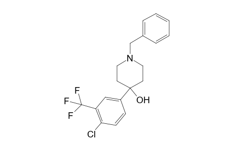 1-benzyl-4-(4-chloro-3-(trifluoromethyl)phenyl)piperidin-4-ol