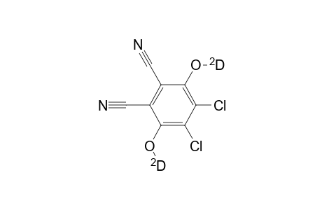 5,6-Dichloro-2,3-dicyano-1,4 bisdeuterio-oxy benzene