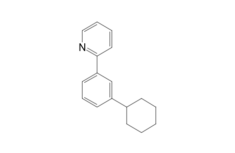 2-(3-Cyclohexylphenyl)pyridine