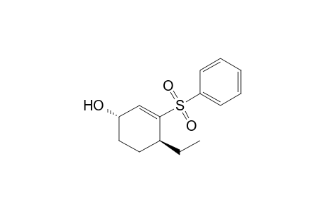 (1S,4S)-3-(Benzenesulfonyl)-4-ethylcyclohex-2-en-1-ol