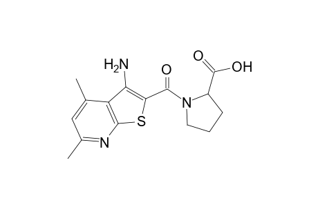 1-(3-Amino-4,6-dimethyl-thieno[2,3-b]pyridine-2-carbonyl)-pyrrolidine-2-carboxylic acid