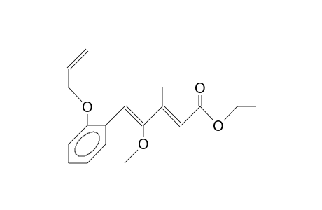 (2E,4E)-5-(2-Allyloxy-phenyl)-4-methoxy-3-methyl-penta-2,4-dienoic acid, ethyl ester