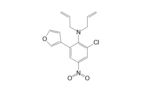 N,N-Diallyl-2-chloro-6-(3-furyl)-4-nitroaniline