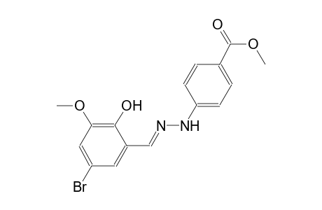 methyl 4-[(2E)-2-(5-bromo-2-hydroxy-3-methoxybenzylidene)hydrazino]benzoate