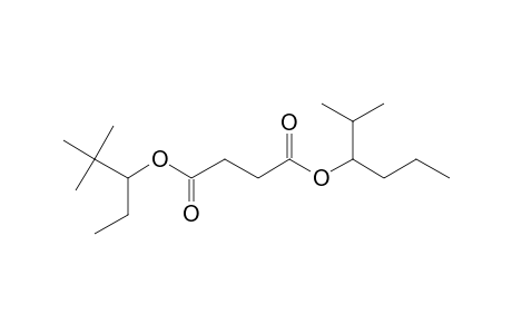 Succinic acid, 2,2-dimethylpent-3-yl 2-methylhex-3-yl ester