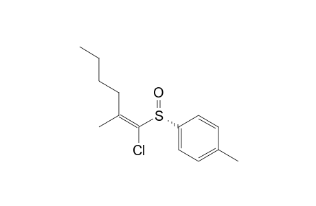 (Rs)-(E)-1-Chloro-2-methyl-1-(p-tolylsulfinyl)-1-hexene