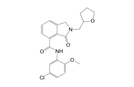 1H-isoindole-4-carboxamide, N-(5-chloro-2-methoxyphenyl)-2,3-dihydro-3-oxo-2-[(tetrahydro-2-furanyl)methyl]-