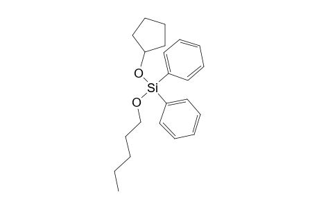 Silane, diphenylcyclopentyloxypentyloxy-