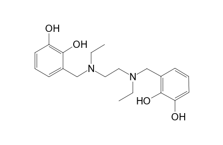 3,3'-{Ethylene-bis[(ethylimino)methylene]}-dibenzene-1,2-diol