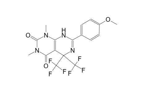 pyrimido[4,5-d]pyrimidine-2,4(1H,3H)-dione, 5,8-dihydro-7-(4-methoxyphenyl)-1,3-dimethyl-5,5-bis(trifluoromethyl)-