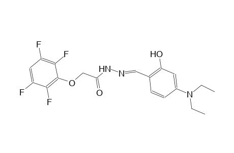 N'-{(E)-[4-(diethylamino)-2-hydroxyphenyl]methylidene}-2-(2,3,5,6-tetrafluorophenoxy)acetohydrazide