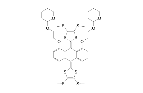 1,8-Bis(2-tetrahydropyranoxyethoxy)-9,10-bis(4,5-dimethylthio[1,3]-dithiol-2-ylidene)anthracene