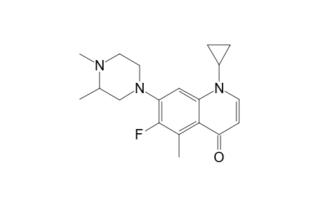 Grepafloxacin -CO2 ME