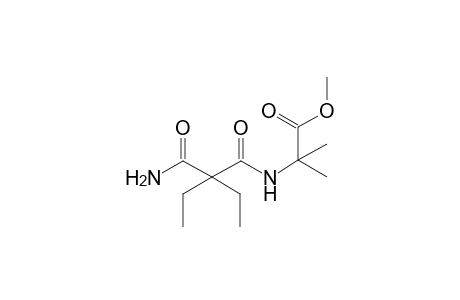 Alanine, N-(2,2-diethyl-3-oxo-.beta.-alanyl)-2-methyl-, methyl ester
