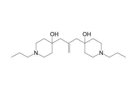 4-[2-[(4-hydroxy-1-propyl-4-piperidinyl)methyl]prop-2-enyl]-1-propyl-4-piperidinol