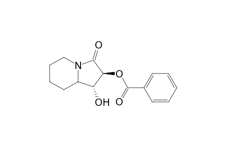 (1R,2S,8aS/R)-1-Hydroxy-3-oxooctahydroindolizin-2-yl benzoate