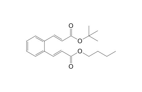Butyl 3-{2'-[2"-(t-butoxycarbonyl)ethenyl]phenyl}acrylate