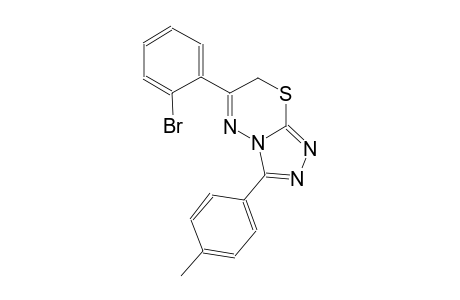6-(2-bromophenyl)-3-(4-methylphenyl)-7H-[1,2,4]triazolo[3,4-b][1,3,4]thiadiazine