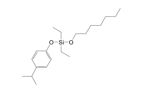 Silane, diethylheptyloxy(4-isopropylphenoxy)-